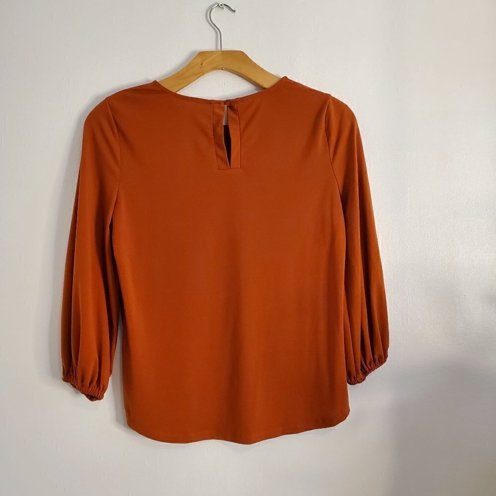 Burnt Orange Color Top Size M - Picture 2 of 10